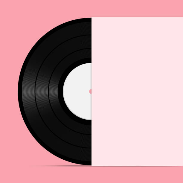 istock Realistic gramophone vinyl record with cover. Record vinyl disc. Vector illustration 2188972263