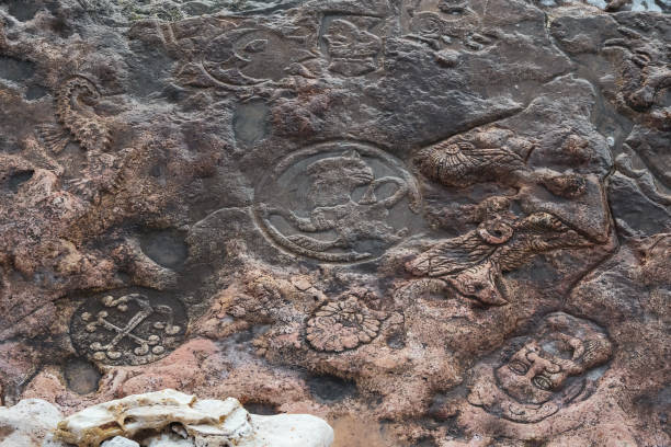 istock Petroglyphs of Cape Chersonesos, Crimea. 2188973750