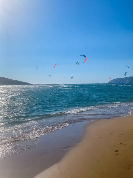 istock Kitesurfing adventure in clear waters on a sunny coastal day 2188974807