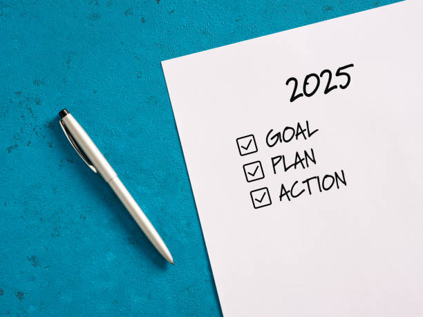istock Setting goals, planning, and taking action for 2025: a checklist for success 2188975213
