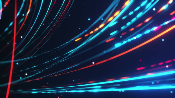 istock Abstract Background Seamless Loop An artistic representation of a Digital Wave Distortion Effect featuring Neon Colors 2188977383