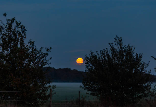 Nearly Full Moon in Mid September, 2024