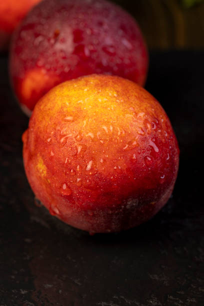 ripe and sweet nectarine fruit on the table