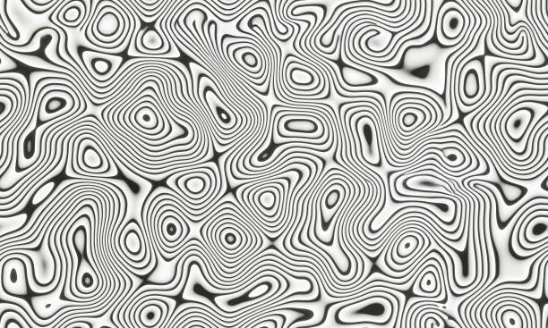 istock Seamless pattern for Black and white Damascus steel knife material pattern use for background and wallpaper. 2188983540