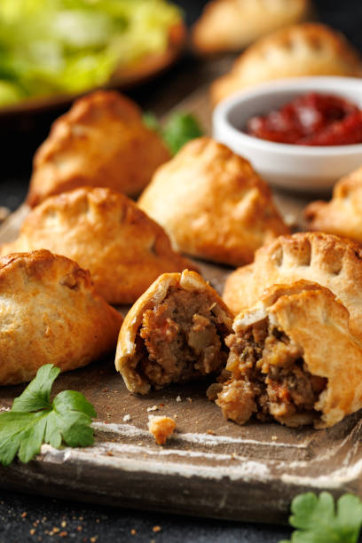 istock Crumbly shortcrust mini beef, potato and swede pasties 2188984534