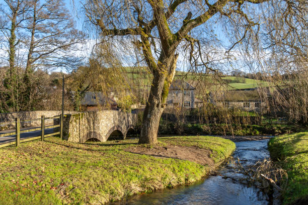 istock Bridge over Corry Brook river in Dalwood in Devon 2188986720