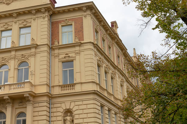 istock There is a large building featuring a prominent statue on its side 2188989151