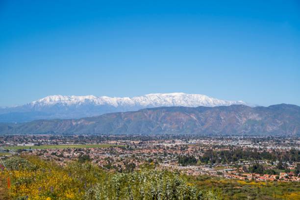 istock Cityscape with Snow-Capped Mountains 2188992553