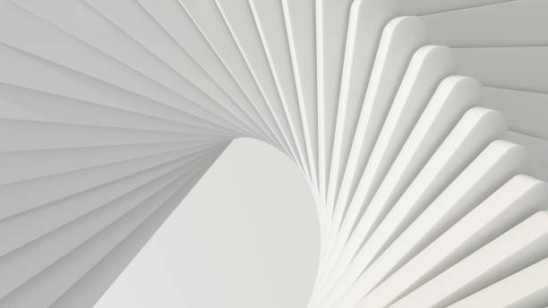 istock 3d render parametric architecture of the future, graphic design. Abstract geometric unobtrusive background. 2189001691