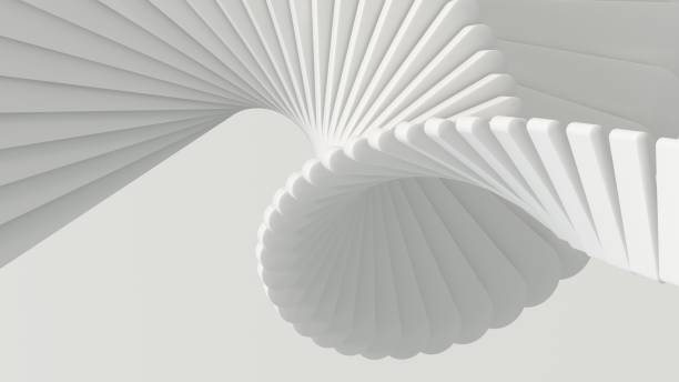 istock 3d render parametric architecture of the future, graphic design. Abstract geometric unobtrusive background. 2189001699