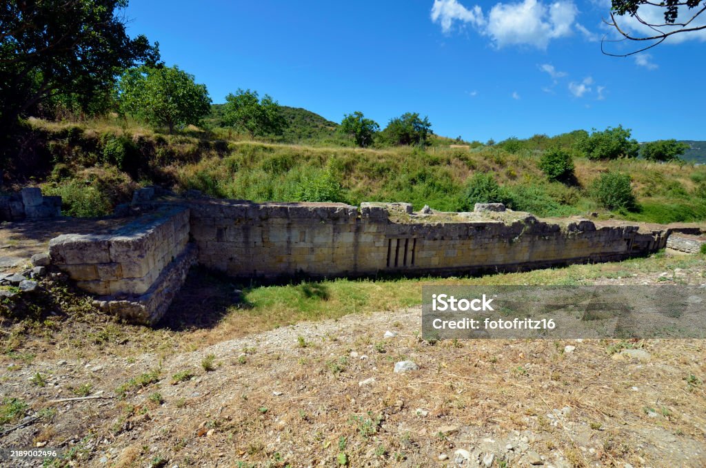 Greek Drain Rots Greece Ancient Amfipoli Drain System Stock Photo - Download Image Now ...