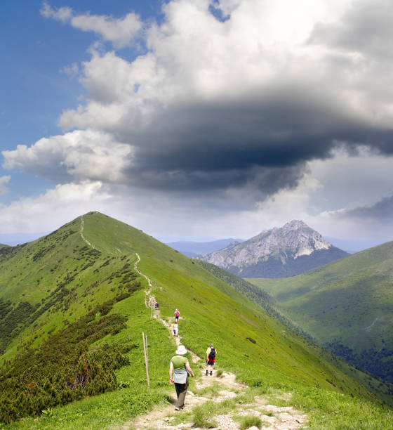 Slovakian mountain Mala Fatra, area of National Nature Reserve Chleb, Slovakia