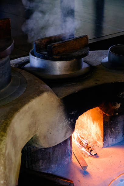 istock Japanese old kitchen 'Kamado' (Japanese old houses) 2189004658