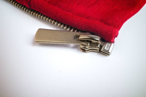 A close-up view of a red jacket fly on a surface