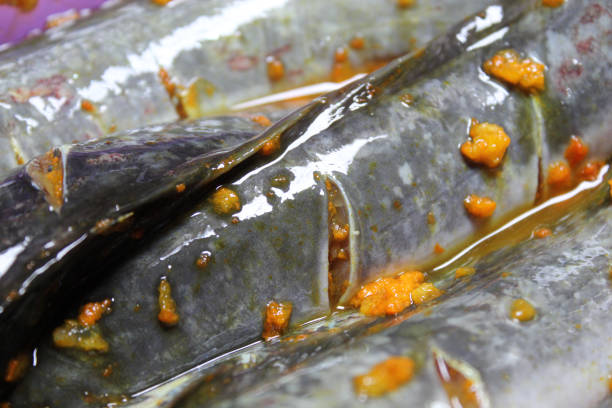 Giant trevally cooking menu in Aceh province, Indonesia