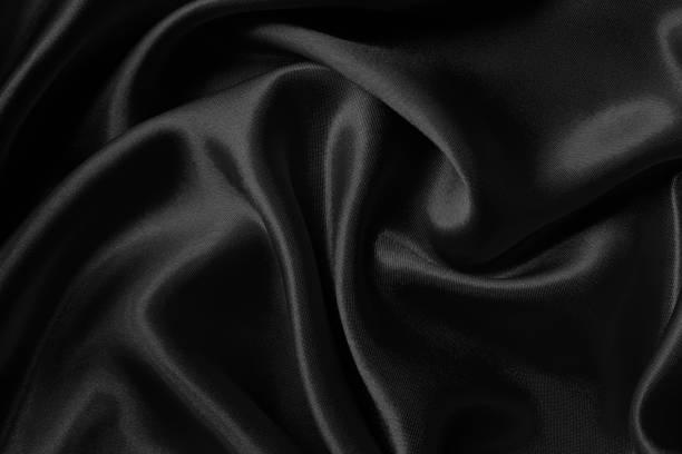 istock Black grey fabric texture background, detail of silk or linen pattern. 2189011709