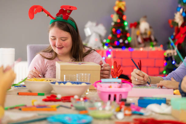 istock Neurodiversity means creativity on Christmas in our family 2189013945