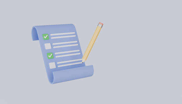 istock Fast checklist work project plan, Clipboard and pencil, clipboard task management todo checklist concept 2189014965
