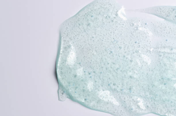 istock Cleansing gel or skin serum with seaweed. Copy space 2189023040