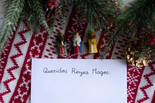 istock Writing a letter to the three wise men on christmas eve 2189023087