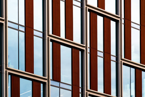 istock Brick Facade Office Building with Symmetrical Windows and Modern Architectural Features 2189027757