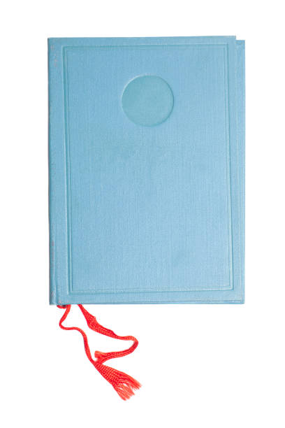 diploma blank certificate cover of the 70's. with red ribbon