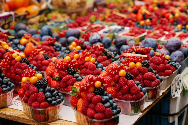 istock Fresh mixed berries at a farmers market 2189037116