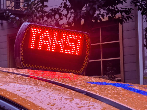 istock Commercial taxi sign 2189037285