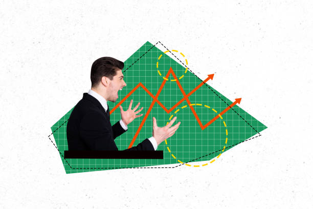 istock Creative collage picture young man entrepreneur business strategy plan improvement growth scream nervous stressed startup trader investor 2189037585