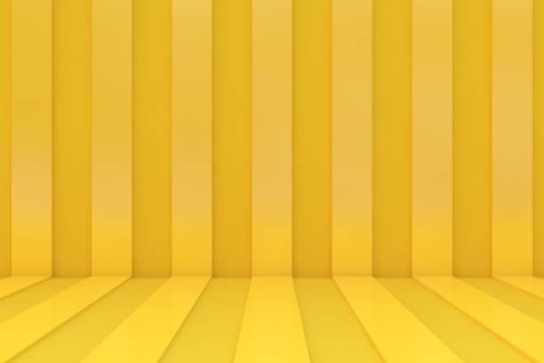 istock Yellow Background, Empty Product Stand, Blank Scene, Empty Product Presentation, Showroom 2189041938