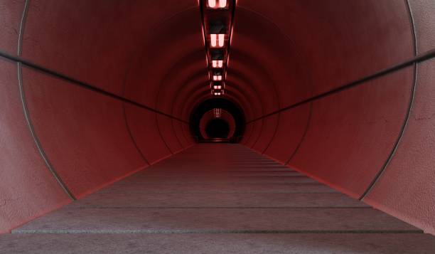 istock Future tunnel, sci fi spaceship corridor, science fiction background, technology tunnel corridor, 3d render 2189042194