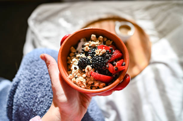 Greek yogurt with berries