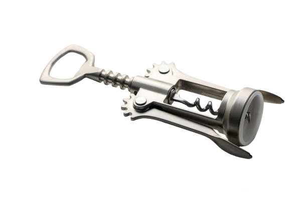 istock Elegant corkscrew nestled against a minimalist backdrop, perfect for wine enthusiasts and gatherings 2189049178