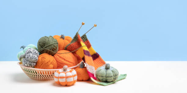 istock Knitting balls in basket 2189049396