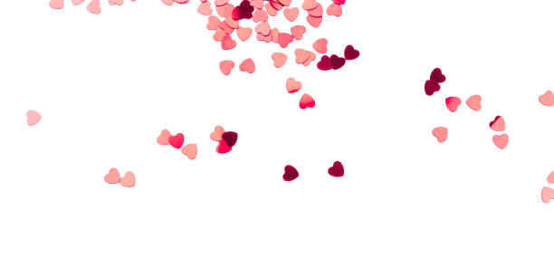 istock White background with red hearts. Valentine's day concept. 2189050968