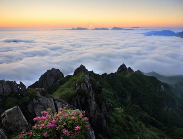istock Mountain Sunrise with Sea of Clouds 2189051915