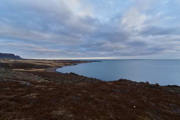 istock Dramatic sky hanging over the vast ocean in iceland 2189052959