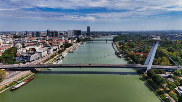 istock Flowing Beauty: Danube in Bratislava, Slovakia 2189059028