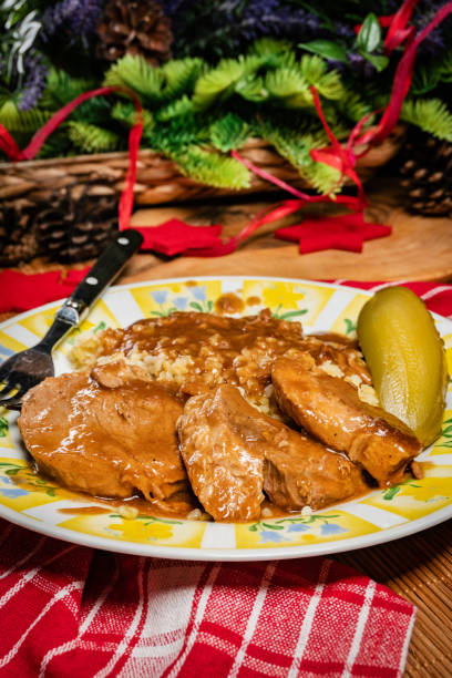 istock Stewed pork in its own sauce. 2189061620