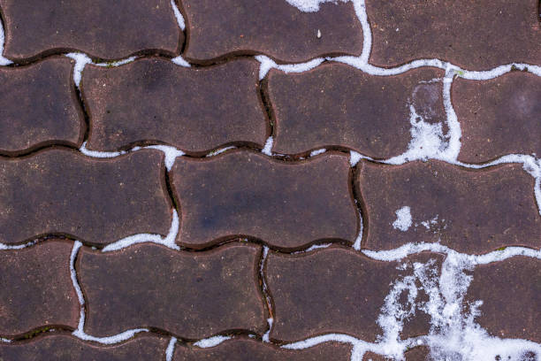istock Tiles on the floor under the snow 2189061758