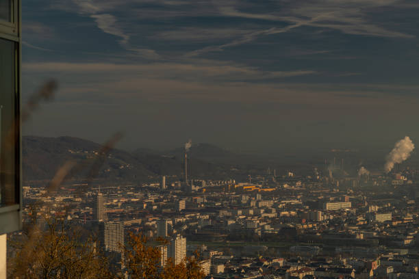 istock View with color sunset from hill in autumn evening in Linz Austria 11 25 2024 2189062196