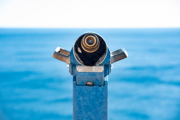 istock Monocular for tourist viewing points on the coast 2189065882