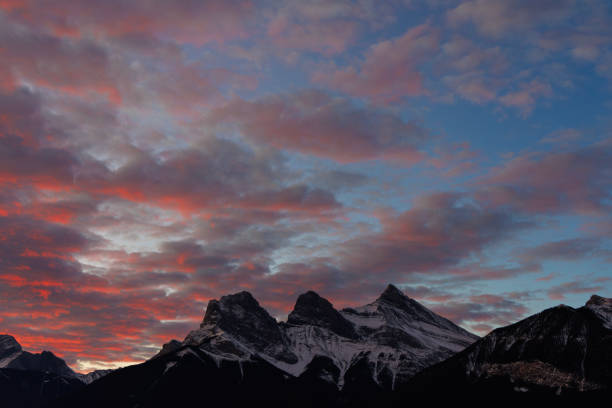 istock Three Sisters Mountains in Canmore, Alberta, Canada 2189067715