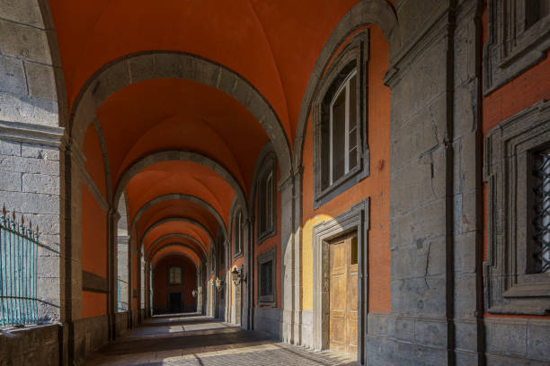 istock Beautiful, atmospheric arcades with beautiful vaults 2189077460