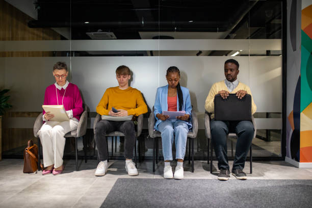 istock Job Candidates Waiting for Interview 2189078101