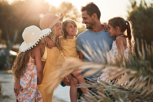 istock Beautiful family enjoying summer vacation 2189078396