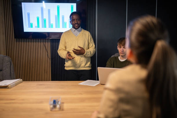 istock Business professionals engaged in a collaborative meeting 2189078642