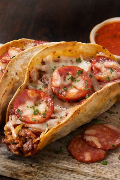 istock Meat Lovers Pizza Tacos 2189079009