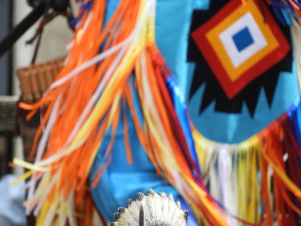 istock Colourful strips of fabric blowing in the breeze 2189082108