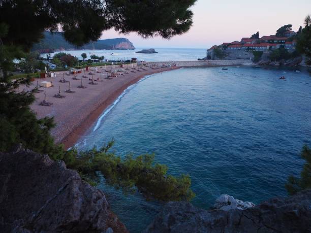istock Sveti Stefan in Montenegro 2189089155